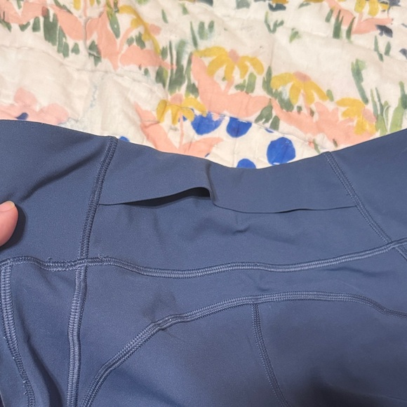 Lululemon Blue Performance Leggings - Picture 5 of 8